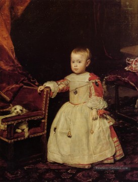 portrait Tableau Peinture - Portrait du Prince Felipe Prospero Diego Velázquez
